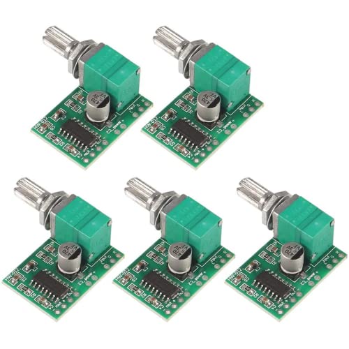 Fasizi 5 x Mini DC 3 W + 3 W DC 5 V Audio-Verstärker Handy Digital Verstärker Modul Board Dual Channel PAM8403 Stereo Verstärker für DIY Tragbare Lautsprecher Kopfhörer von Fasizi