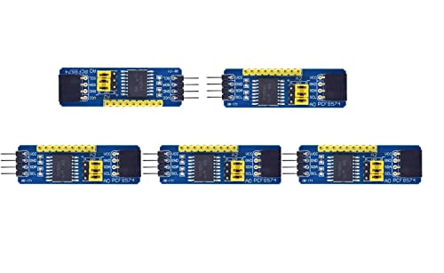 Fasizi 5 x PCF8574 IO Erweiterungsplatine I/O Expander I2C-Bus Evaluation Entwicklungsmodul von Fasizi