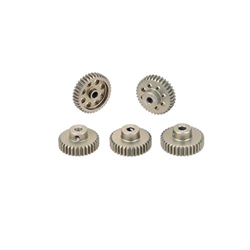 Fasizi 5PCS 48DP 33T 34T 35T 36T 37T Pinion Motor Gear Combo Set für 1/10 Rc Car Brushed Brushless Motor Fasizi 5PCS 48DP 33T 34T 35T 36T 37T Pinion Motor Gear Combo Set für 1/10 Rc Car Brushed Brushless Motor von Fasizi