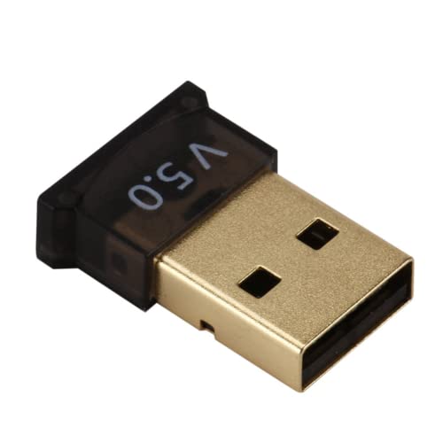 Fasizi Bluetooth 5.0 Adapter BT Transmitter Receiver USB 2.0 Audio Dongle Wireless USB Adapter für Computer PC Laptop von Fasizi