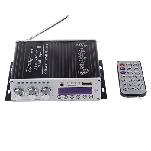 Fasizi Mini Bluetooth Hi-Fi Stereo Audio AMP Verstärker Bass Booster MP4 12V Unterstützung FM MP3 TF USB DVD für Auto Motorrad -Schwarz Fasizi Mini Bluetooth Hi-Fi Stereo Audio AMP Verstärker Bass Booster MP4 12V Unterstützung FM MP3 TF USB DVD für Auto Motorrad -Schwarz von Fasizi