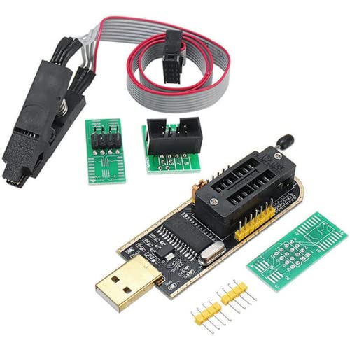 Fasizi SOP8 SOIC8 Testclip für EEPROM 25CXX / 24CXX + CH341A 24 25 Series EEPROM Flash BIOS USB Programmer von Fasizi