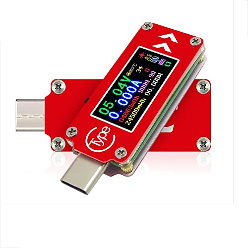 Fasizi TC64 Typ-C Farb-LCD-Display USB-Voltmeter Amperemeter Spannung Strommesser Multimeter Batterie PD-Aufladung Powerbank USB-Tester Fasizi TC64 Typ-C Farb-LCD-Display USB-Voltmeter Amperemeter Spannung Strommesser Multimeter Batterie PD-Aufladung Powerbank USB-Tester von Fasizi