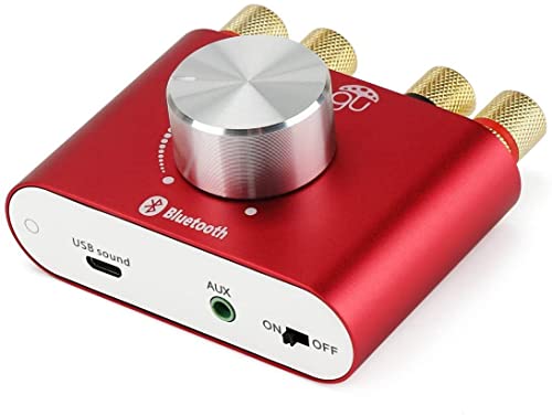 Fasizi TPA3110 30 W * 2 Zweikanal-Mini-Stereo-Audio-Wireless-Bluetooth-Verstärker Digitalsignal-Leistungsverstärker für Tablet-PC-Smartphone-Laptops ect - Rot Fasizi TPA3110 30 W * 2 Zweikanal-Mini-Stereo-Audio-Wireless-Bluetooth-Verstärker Digitalsignal-Leistungsverstärker für Tablet-PC-Smartphone-Laptops ect - Rot von Fasizi