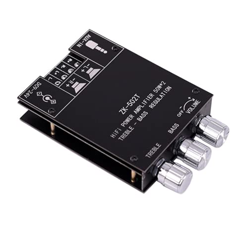 Fasizi TPA3116D2 2 x 50 W Bass AMP Bluetooth 5.0 Subwoofer Verstärker Board 2.0 Kanal High Power Audio Stereo Verstärker Board von Fasizi