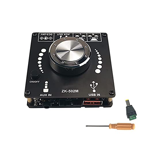 Fasizi ZK-502M Audio Mini 2.0 Stereo 50 W + 50 W Bluetooth Digital Verstärker Modul 50 W x 2 A Verstärker Heimkino AUX USB von Fasizi