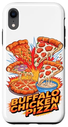 90s Vintage Buffalo Chicken Pizza Slice Fast Food Pizzas Hülle für iPhone XR 90s Vintage Buffalo Chicken Pizza Slice Fast Food Pizzas Hülle für iPhone XR von Fast Food Pizzas Pizza Lover Gifts