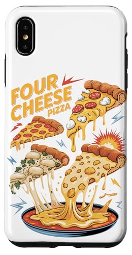 90s Vintage Four Cheese Pizza Slice Fast Food Pizzas Hülle für iPhone XS Max 90s Vintage Four Cheese Pizza Slice Fast Food Pizzas Hülle für iPhone XS Max von Fast Food Pizzas Pizza Lover Gifts