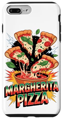 90s Vintage Margherita Pizza Slice Fast Food Pizzas Hülle für iPhone 7 Plus/8 Plus von Fast Food Pizzas Pizza Lover Gifts