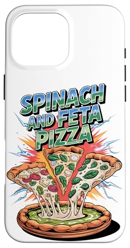 90s Vintage Spinach And Feta Pizza Slice Fast Food Pizzas Hülle für iPhone 16 Pro Max 90s Vintage Spinach And Feta Pizza Slice Fast Food Pizzas Hülle für iPhone 16 Pro Max von Fast Food Pizzas Pizza Lover Gifts