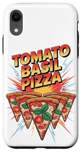 90s Vintage Tomato Basil Pizza Slice Fast Food Pizzas Hülle für iPhone XR 90s Vintage Tomato Basil Pizza Slice Fast Food Pizzas Hülle für iPhone XR von Fast Food Pizzas Pizza Lover Gifts