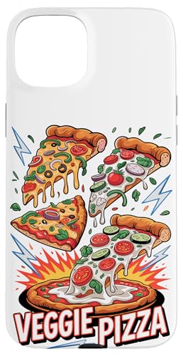 90s Vintage Veggie Pizza Slice Fast Food Pizzas Hülle für iPhone 15 Plus 90s Vintage Veggie Pizza Slice Fast Food Pizzas Hülle für iPhone 15 Plus von Fast Food Pizzas Pizza Lover Gifts