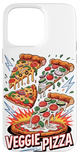 90s Vintage Veggie Pizza Slice Fast Food Pizzas Hülle für iPhone 15 Pro Max 90s Vintage Veggie Pizza Slice Fast Food Pizzas Hülle für iPhone 15 Pro Max von Fast Food Pizzas Pizza Lover Gifts