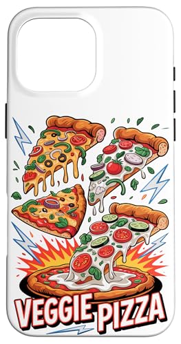 90s Vintage Veggie Pizza Slice Fast Food Pizzas Hülle für iPhone 16 Pro Max 90s Vintage Veggie Pizza Slice Fast Food Pizzas Hülle für iPhone 16 Pro Max von Fast Food Pizzas Pizza Lover Gifts