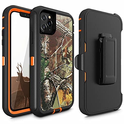 FastSun Defender Schutzhülle entworfen für iPhone 12 Pro Max, schützende Defender stoßfeste Hybrid-Hülle Dual Layer Design Hardcover kompatibel mit iPhone 12 Pro Max 6,7 Zoll (Clip + Camo Orange) FastSun Defender Schutzhülle entworfen für iPhone 12 Pro Max, schützende Defender stoßfeste Hybrid-Hülle Dual Layer Design Hardcover kompatibel mit iPhone 12 Pro Max 6,7 Zoll (Clip + Camo Orange) von FastSun