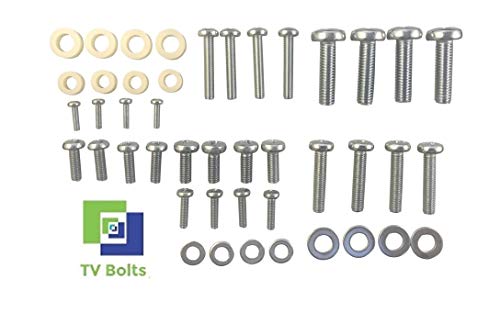 Komplettes Set mit LG TV-Befestigungsschrauben/Schrauben und Unterlegscheiben, passend für Fernseher jeder Größe Komplettes Set mit LG TV-Befestigungsschrauben/Schrauben und Unterlegscheiben, passend für Fernseher jeder Größe von FastenFX