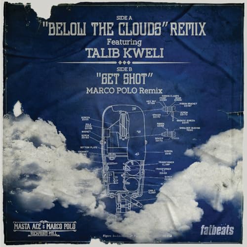 Below The Clouds (remix) B/w Get Shot (remix) [Vinyl LP] von Fat Beats