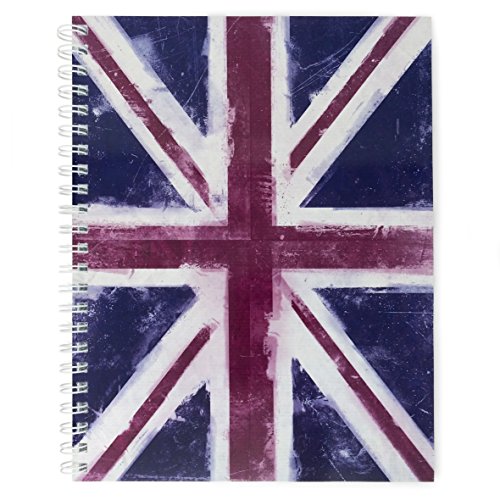 Monster Stationery Notizbuch, A4, liniert, 160 perforierte 80 g/m² Seiten, hergestellt in Großbritannien, Used-Look von Fat Belly Fish