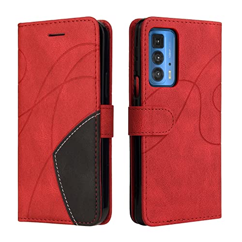 Fatcatparadise Kompatibel mit Motorola Moto Edge 20 Pro Hülle, Leder PU Brieftasche Handyhülle Flip Case Silikon Bumper Schutzhülle Klapphülle. Lederhülle mit Kartenfächern und Standfunktion (Rot) Fatcatparadise Kompatibel mit Motorola Moto Edge 20 Pro Hülle, Leder PU Brieftasche Handyhülle Flip Case Silikon Bumper Schutzhülle Klapphülle. Lederhülle mit Kartenfächern und Standfunktion (Rot) von Fatcatparadise