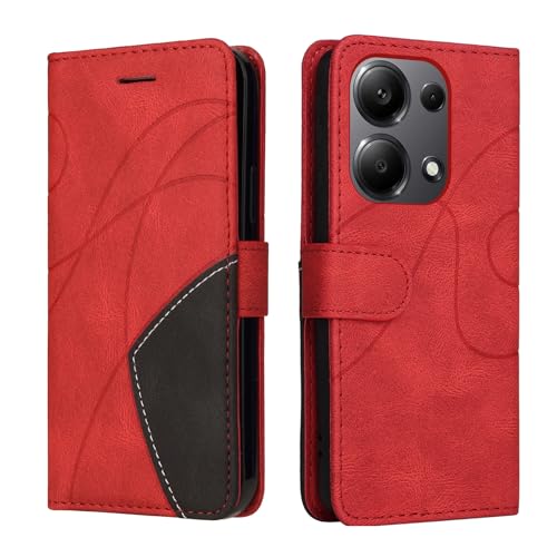 Fatcatparadise Kompatibel mit Redmi Note 13 Pro 4G/14S/Poco M6 Pro 4G,Leder PU Brieftasche Handyhülle Flip Case Silikon Bumper Schutzhülle Klapphülle.Lederhülle mit Kartenfächern/Standfunktion(Rot) Fatcatparadise Kompatibel mit Redmi Note 13 Pro 4G/14S/Poco M6 Pro 4G,Leder PU Brieftasche Handyhülle Flip Case Silikon Bumper Schutzhülle Klapphülle.Lederhülle mit Kartenfächern/Standfunktion(Rot) von Fatcatparadise