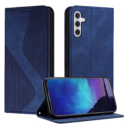 Fatcatparadise Kompatibel mit Samsung Galaxy A13 4G Hülle, Handyhülle für Samsung A13 4G, PU Leder Flip Klappbare Wallet Magnet Case Klapphülle Schutzhülle für Samsung A13 4G Hülle Holster (Blau) Fatcatparadise Kompatibel mit Samsung Galaxy A13 4G Hülle, Handyhülle für Samsung A13 4G, PU Leder Flip Klappbare Wallet Magnet Case Klapphülle Schutzhülle für Samsung A13 4G Hülle Holster (Blau) von Fatcatparadise