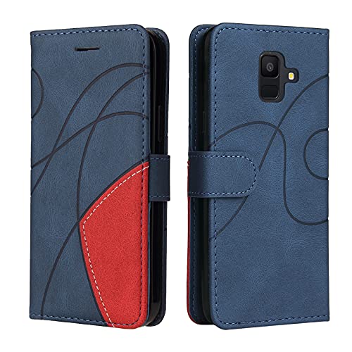 Fatcatparadise Kompatibel mit Samsung Galaxy A6 2018 Hülle, Leder PU Brieftasche Handyhülle Flip Case Silikon Bumper Schutzhülle Klapphülle. Lederhülle mit Kartenfächern und Standfunktion (Blau) Fatcatparadise Kompatibel mit Samsung Galaxy A6 2018 Hülle, Leder PU Brieftasche Handyhülle Flip Case Silikon Bumper Schutzhülle Klapphülle. Lederhülle mit Kartenfächern und Standfunktion (Blau) von Fatcatparadise