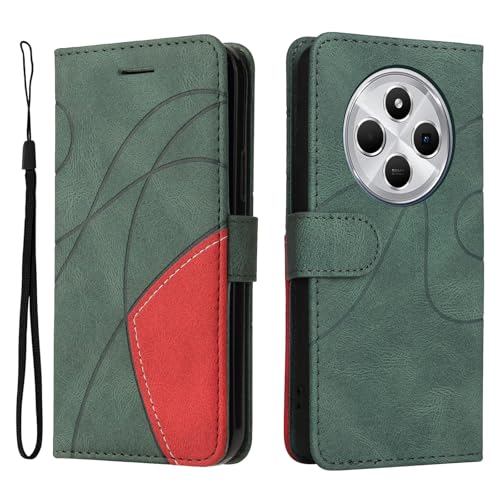 Fatcatparadise Kompatibel mit Xiaomi Redmi A4 5G/14C 4G/Poco C75 5G,Leder PU Brieftasche Handyhülle Flip Case Silikon Bumper Schutzhülle Klapphülle.Lederhülle mit Kartenfächern/Standfunktion(Grün) Fatcatparadise Kompatibel mit Xiaomi Redmi A4 5G/14C 4G/Poco C75 5G,Leder PU Brieftasche Handyhülle Flip Case Silikon Bumper Schutzhülle Klapphülle.Lederhülle mit Kartenfächern/Standfunktion(Grün) von Fatcatparadise