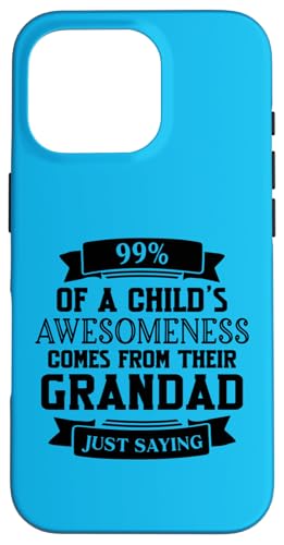 99% der Awesomeness eines Kindes kommt von ihren Opa Pops Hülle für iPhone 16 Pro 99% der Awesomeness eines Kindes kommt von ihren Opa Pops Hülle für iPhone 16 Pro von Father's Birthday Gift
