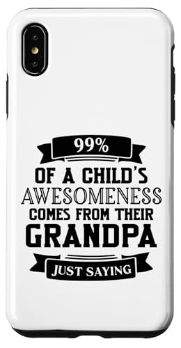 99% der Awesomeness eines Kindes kommt von ihren Opa Pops Hülle für iPhone XS Max 99% der Awesomeness eines Kindes kommt von ihren Opa Pops Hülle für iPhone XS Max von Father's Birthday Gift