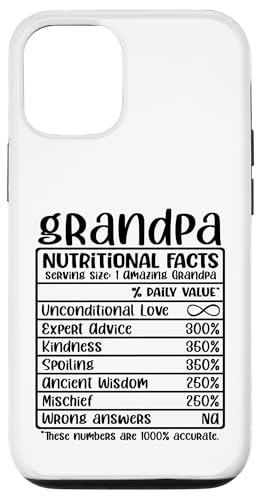 Opa Ernährungsfakten Opa Großvater Pop Vater Hülle für iPhone 12/12 Pro Opa Ernährungsfakten Opa Großvater Pop Vater Hülle für iPhone 12/12 Pro von Father's Birthday Gift