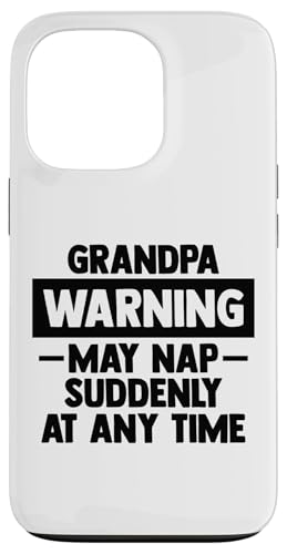 Opa-Warnung kann jederzeit plötzlich ein Nickerchen machen Vatertag Hülle für iPhone 13 Pro Opa-Warnung kann jederzeit plötzlich ein Nickerchen machen Vatertag Hülle für iPhone 13 Pro von Father's Birthday Gift