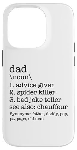 Papa Definition Vatertag Vater Opa Onkel Bruder Luv Hülle für iPhone 14 Pro von Father's Birthday Gift