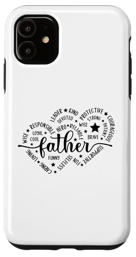 Vater Daddy Da Daddys Papas Bruhs Väter Männer Herz Liebe Hülle für iPhone 11 Vater Daddy Da Daddys Papas Bruhs Väter Männer Herz Liebe Hülle für iPhone 11 von Father's Birthday Gift