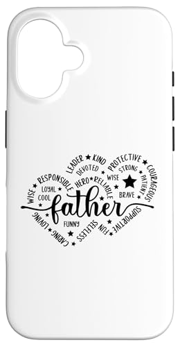 Vater Daddy Da Daddys Papas Bruhs Väter Männer Herz Liebe Hülle für iPhone 16 Vater Daddy Da Daddys Papas Bruhs Väter Männer Herz Liebe Hülle für iPhone 16 von Father's Birthday Gift