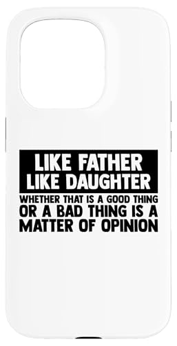 Wie Vater wie Tochter passende Papa Töchter Väter Luv Hülle für iPhone 15 Pro Wie Vater wie Tochter passende Papa Töchter Väter Luv Hülle für iPhone 15 Pro von Father's Birthday Gift