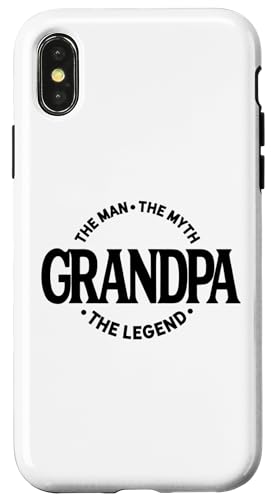 der mann der mythos opa die legende vatertag opa Hülle für iPhone X/XS der mann der mythos opa die legende vatertag opa Hülle für iPhone X/XS von Father's Birthday Gift