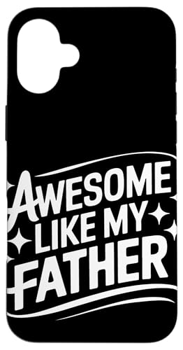 Papa super wie mein Vater Hülle für iPhone 16 Plus Papa super wie mein Vater Hülle für iPhone 16 Plus von Father's Day Dad Father Family Daddy