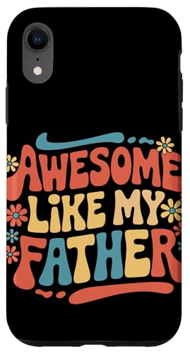 Papa super wie mein Vater Hülle für iPhone XR Papa super wie mein Vater Hülle für iPhone XR von Father's Day Dad Father Family Daddy