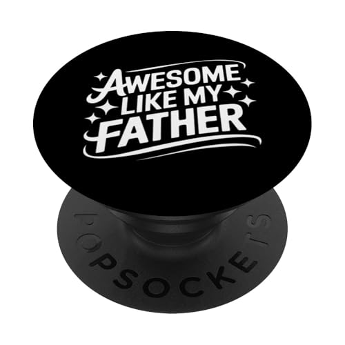 Papa super wie mein Vater PopSockets Klebender PopGrip Papa super wie mein Vater PopSockets Klebender PopGrip von Father's Day Dad Father Family Daddy