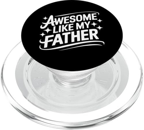 Papa super wie mein Vater PopSockets PopGrip für MagSafe Papa super wie mein Vater PopSockets PopGrip für MagSafe von Father's Day Dad Father Family Daddy