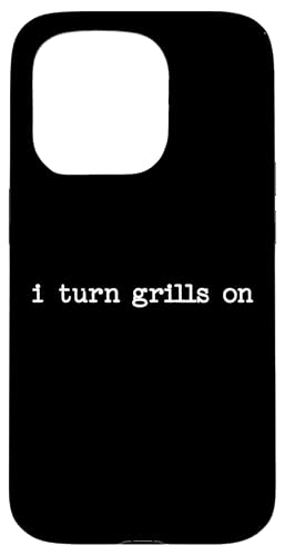 Dad Zitat für Vatertag I Turn Grills On BBQ Humor Spruch Hülle für iPhone 15 Pro Dad Zitat für Vatertag I Turn Grills On BBQ Humor Spruch Hülle für iPhone 15 Pro von Father's Day Gift Co.