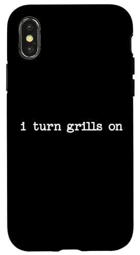Dad Zitat für Vatertag I Turn Grills On BBQ Humor Spruch Hülle für iPhone X/XS Dad Zitat für Vatertag I Turn Grills On BBQ Humor Spruch Hülle für iPhone X/XS von Father's Day Gift Co.