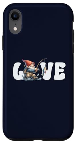 Angler Gnome For Men And Fishing Lovers Who Love Fishing Hülle für iPhone XR von Fathers Day Fishing Gifts For Dad Fisherman Gnome
