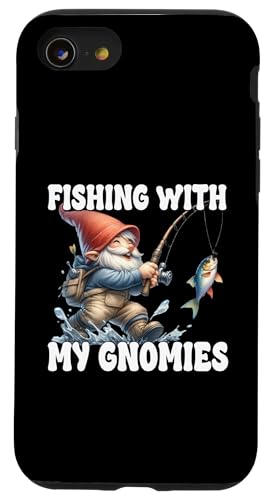 Fishing With My Gnomies Graphic For Dad Funny Fathers Day Hülle für iPhone SE (2020) / 7 / 8 von Fathers Day Fishing Gifts For Dad Fisherman Gnome