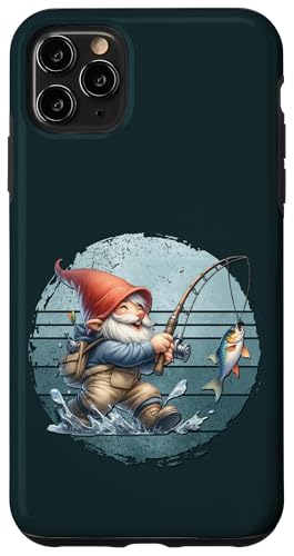 Funny Fishing Gnome Grandpa Graphic For Men On Retro Sunset Hülle für iPhone 11 Pro Max Funny Fishing Gnome Grandpa Graphic For Men On Retro Sunset Hülle für iPhone 11 Pro Max von Fathers Day Fishing Gifts For Dad Fisherman Gnome