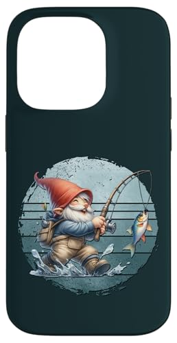 Funny Fishing Gnome Grandpa Graphic For Men On Retro Sunset Hülle für iPhone 14 Pro Funny Fishing Gnome Grandpa Graphic For Men On Retro Sunset Hülle für iPhone 14 Pro von Fathers Day Fishing Gifts For Dad Fisherman Gnome