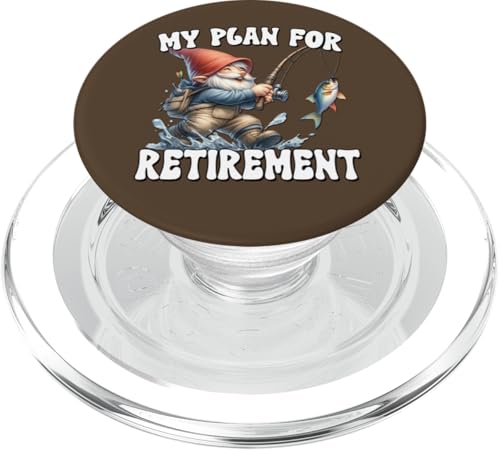 Funny Retirement Plan For Retired Fishing Dad And Fisherman PopSockets PopGrip für MagSafe Funny Retirement Plan For Retired Fishing Dad And Fisherman PopSockets PopGrip für MagSafe von Fathers Day Fishing Gifts For Dad Fisherman Gnome