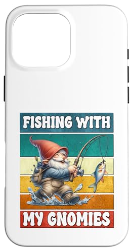 Happy Fathers Day Grandpa Gnome Love Fishing Graphic For Dad Hülle für iPhone 16 Pro Max von Fathers Day Fishing Gifts For Dad Fisherman Gnome