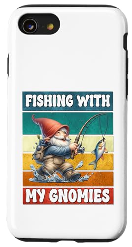 Happy Fathers Day Grandpa Gnome Love Fishing Graphic For Dad Hülle für iPhone SE (2020) / 7 / 8 von Fathers Day Fishing Gifts For Dad Fisherman Gnome