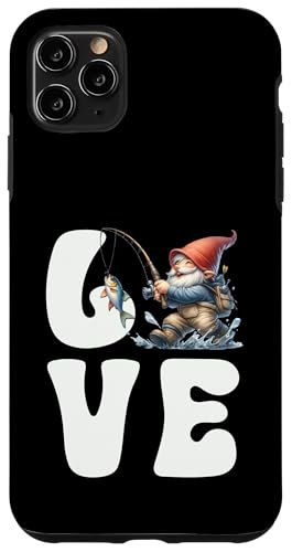 Love Fishing Dad Gnome Graphic For Men Funny Grandpa Life Hülle für iPhone 11 Pro Max von Fathers Day Fishing Gifts For Dad Fisherman Gnome